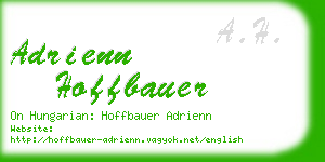 adrienn hoffbauer business card